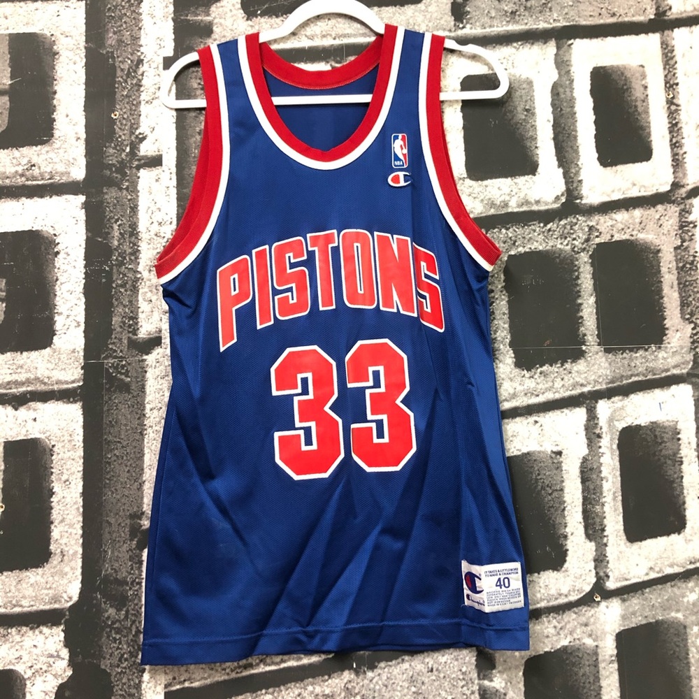 Grant Hill Detroit Pistons champion jersey